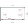 Душевой уголок BELBAGNO SOFT_CLOSE-2-AH-1-150/80-C-Cr