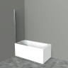 Шторка на ванну BELBAGNO UNO-V-1-80/150-P-Cr