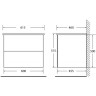 Тумба BELBAGNO ETNA ETNA-600-2C-SO-BO-P