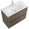 Тумба под раковину BELBAGNO UNO UNO-MINI-800-2C-SO-СO 80 см, подвесная, бежевый матовый UNO-MINI-800-2C-SO-CO