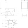 Унитаз-компакт безободковый BELBAGNO BB2149CP-TOR/BB2149T/BB865SC