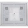 Зеркало BELBAGNO SPC-KRAFT-700-800-LED-TCH-WARM в алюминиевой раме со встроенным светильником, сенсорным выключателем и подогревом, 700x32x800