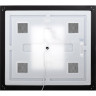 Зеркало BELBAGNO SPC-KRAFT-700-800-LED-TCH-WARM-NERO в алюминиевой раме со встроенным светильником, сенсорным выключателем и подогревом, 700x32x900