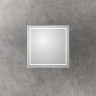 Зеркало BELBAGNO SPC-KRAFT-800-800-LED-TCH-WARM в алюминиевой раме со встроенным светильником, сенсорным выключателем и подогревом, 800x32x800